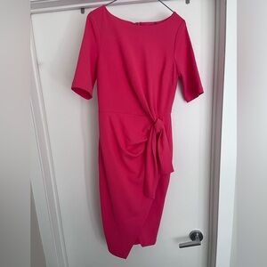 NWOT - Beautiful Barbie pink knotted dress